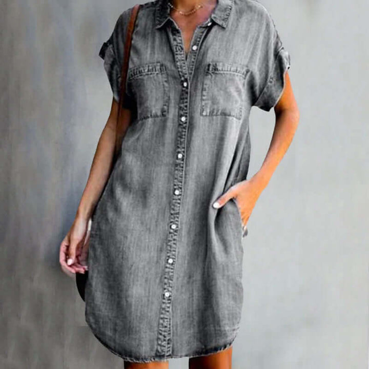 Vanessa - Stylish Denim Dress