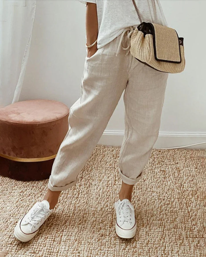 Nita - Luxe Linen Pants