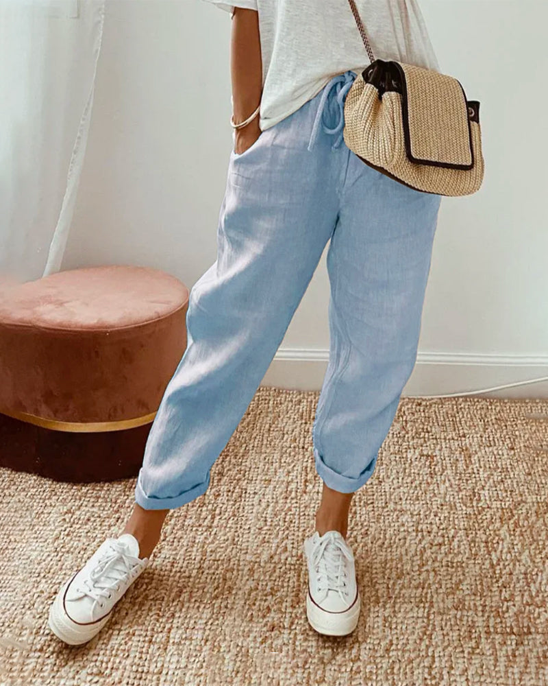 Nita - Luxe Linen Pants