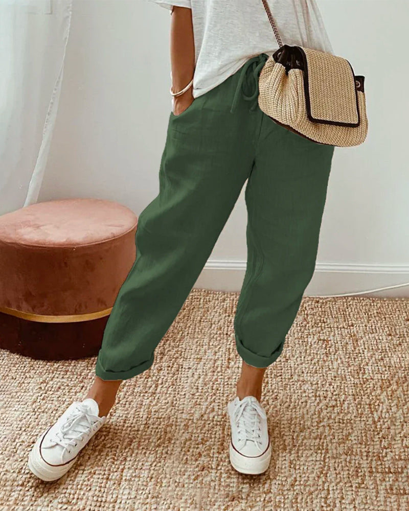 Nita - Luxe Linen Pants