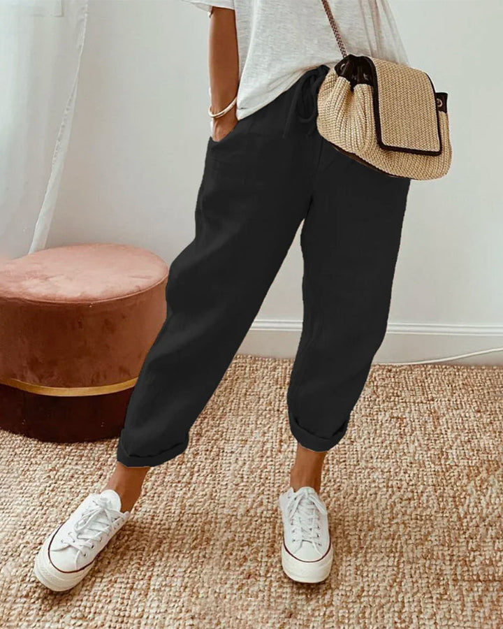 Nita - Luxe Linen Pants