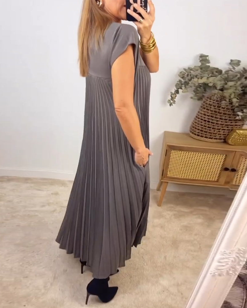 Angel - Pleated Maxi Dress