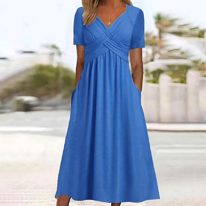 Janessa - Elegant Midi Dress