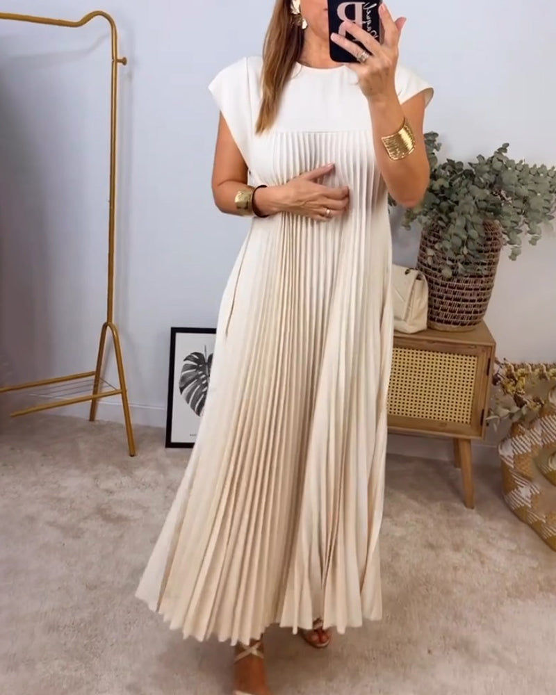 Angel - Pleated Maxi Dress